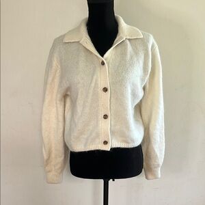 Stockholm Atelier & Other Stories Cream Cardigan Sweater